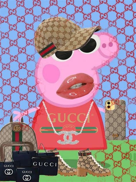 peppa pig gucci fanny pack|gucci flying pig.